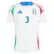 Camisolas Itália DiMarco 3 Equipamento Alternativo Euro 2024