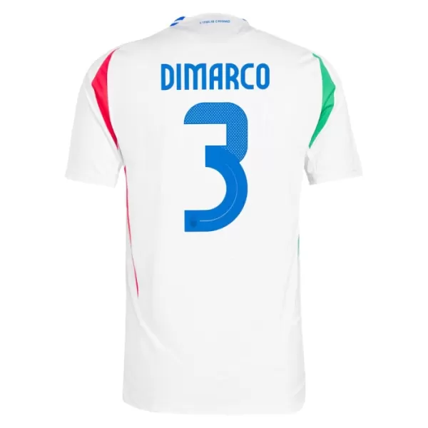 Camisolas Itália DiMarco 3 Equipamento Alternativo Euro 2024