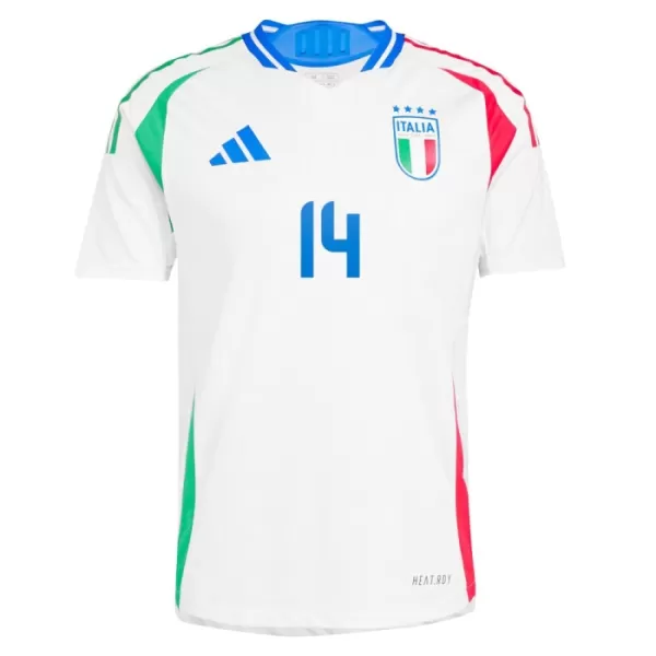 Camisolas Itália Federico Chiesa 14 Equipamento Alternativo Euro 2024