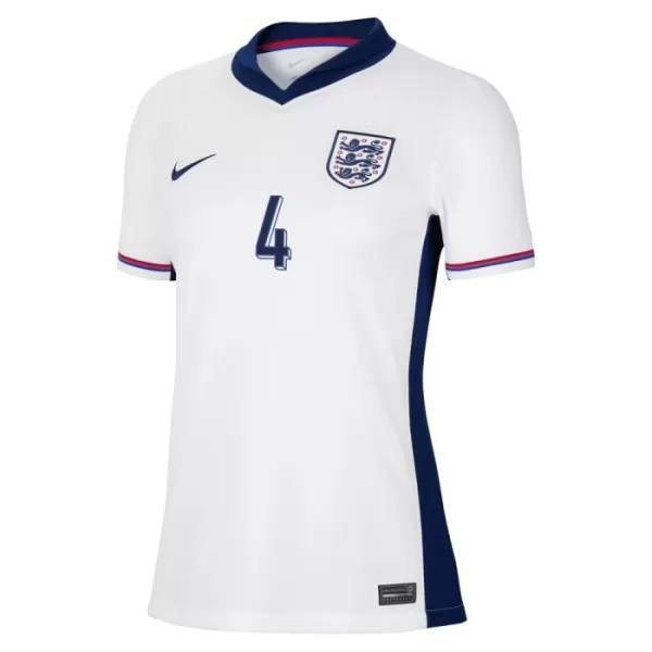 Camisolas Inglaterra Declan Rice 4 Mulher Equipamento Principal Euro 2024