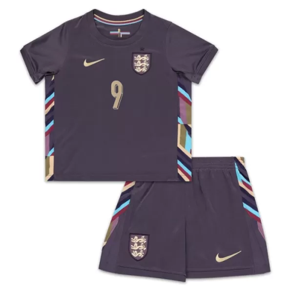 Camisolas Inglaterra Harry Kane 9 Criança Equipamento Alternativo Euro 2024