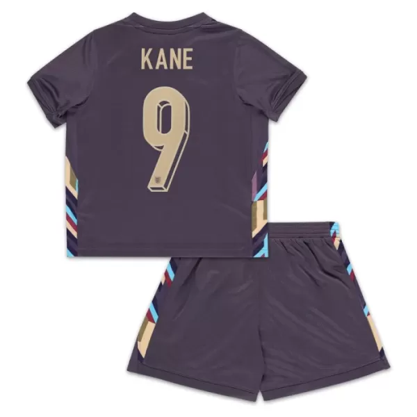 Camisolas Inglaterra Harry Kane 9 Criança Equipamento Alternativo Euro 2024