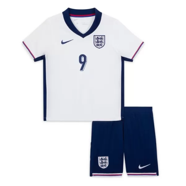 Camisolas Inglaterra Harry Kane 9 Criança Equipamento Principal Euro 2024