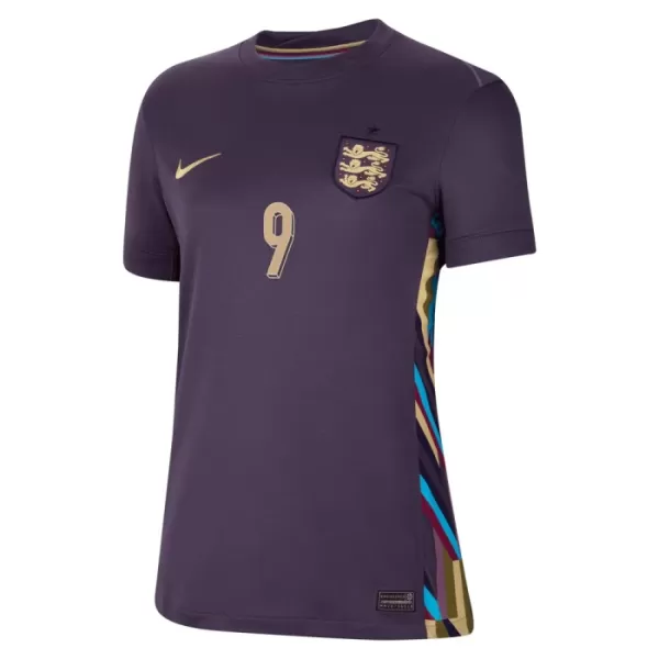 Camisolas Inglaterra Harry Kane 9 Mulher Equipamento Alternativo Euro 2024