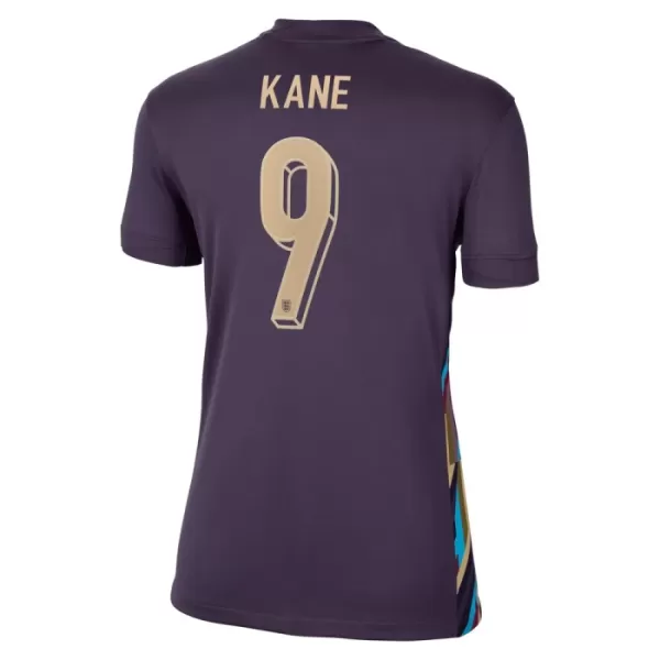 Camisolas Inglaterra Harry Kane 9 Mulher Equipamento Alternativo Euro 2024