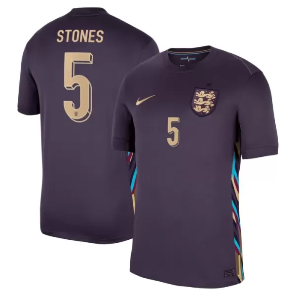 Camisolas Inglaterra John Stones 5 Equipamento Alternativo Euro 2024