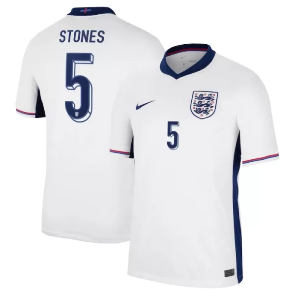 Camisolas Inglaterra John Stones 5 Equipamento Principal Euro 2024