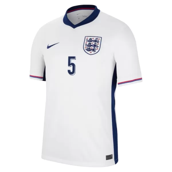 Camisolas Inglaterra John Stones 5 Equipamento Principal Euro 2024