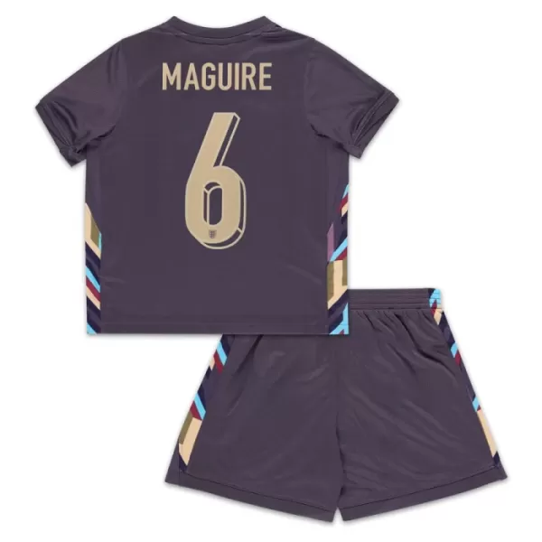 Camisolas Inglaterra Maguire 6 Criança Equipamento Alternativo Euro 2024