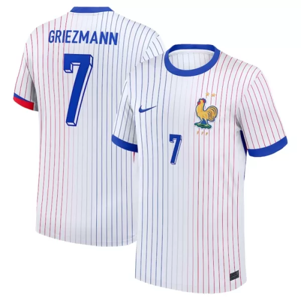 Camisolas França Antoine Griezmann 7 Equipamento Alternativo Euro 2024