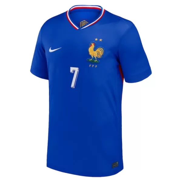 Camisolas França Antoine Griezmann 7 Equipamento Principal Euro 2024