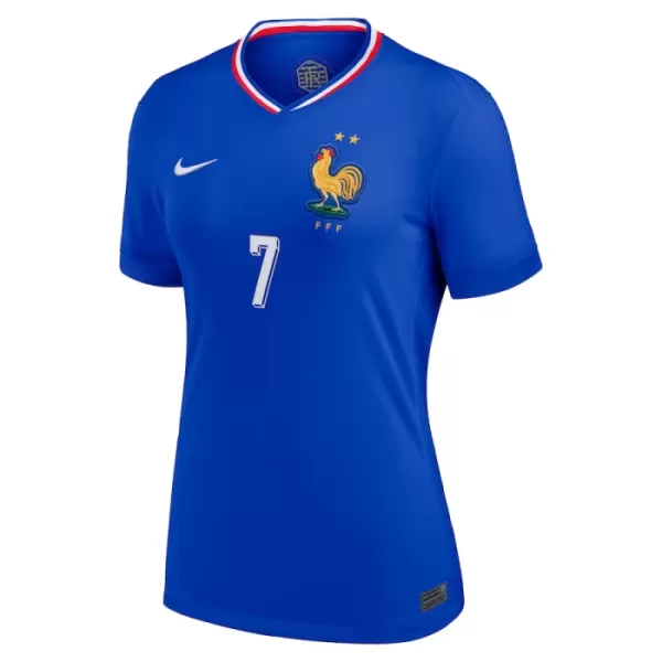 Camisolas França Antoine Griezmann 7 Mulher Equipamento Principal Euro 2024