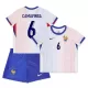 Camisolas França Eduardo Camavinga 6 Criança Equipamento Alternativo Euro 2024