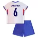 Camisolas França Eduardo Camavinga 6 Criança Equipamento Alternativo Euro 2024