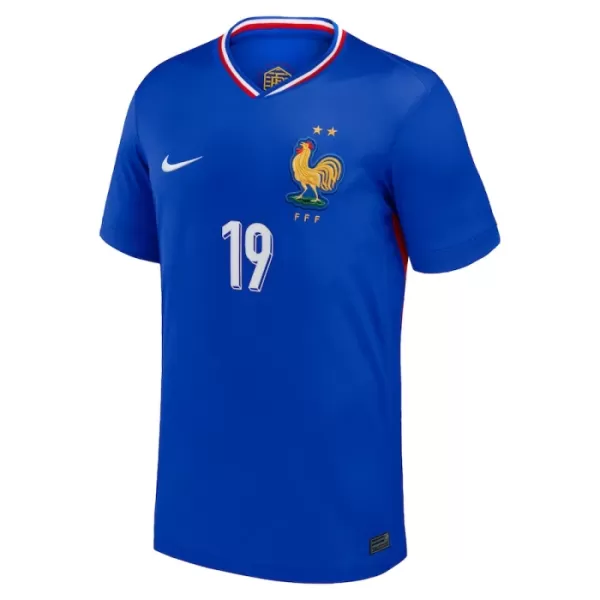 Camisolas França Fofana 19 Equipamento Principal Euro 2024