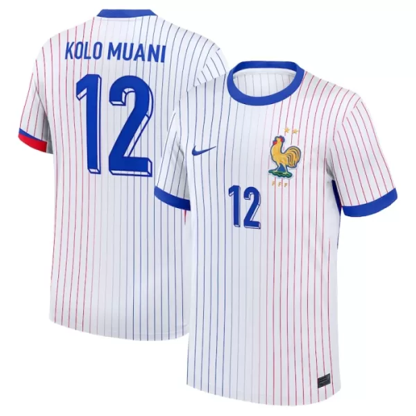 Camisolas França Kolo Muani 12 Equipamento Alternativo Euro 2024