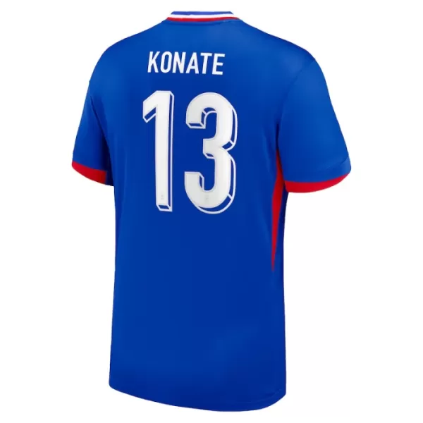 Camisolas França Konate 13 Equipamento Principal Euro 2024