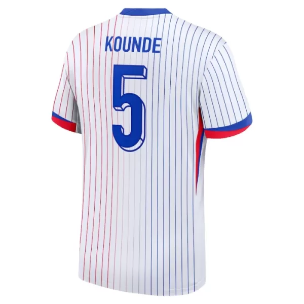 Camisolas França Kounde 5 Equipamento Alternativo Euro 2024