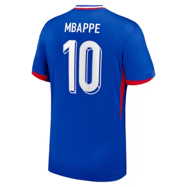 Camisolas França Kylian Mbappé 10 Equipamento Principal Euro 2024