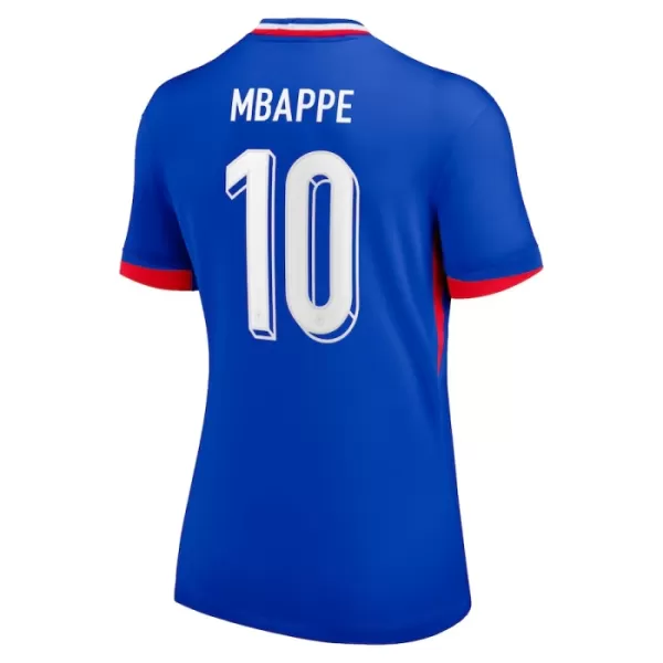 Camisolas França Kylian Mbappé 10 Mulher Equipamento Principal Euro 2024