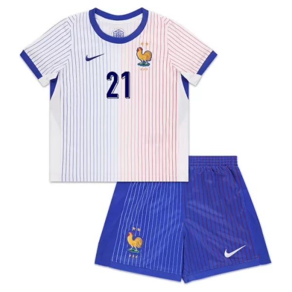 Camisolas França L. Hernandez 21 Criança Equipamento Alternativo Euro 2024