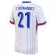 Camisolas França L. Hernandez 21 Equipamento Alternativo Euro 2024