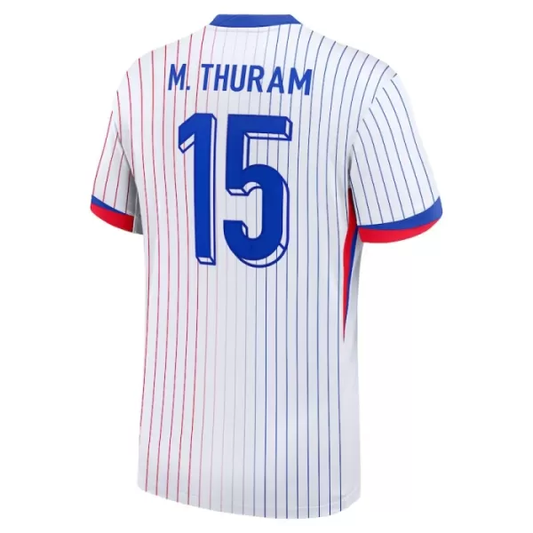 Camisolas França M. Thuram 15 Equipamento Alternativo Euro 2024