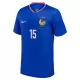 Camisolas França M. Thuram 15 Equipamento Principal Euro 2024