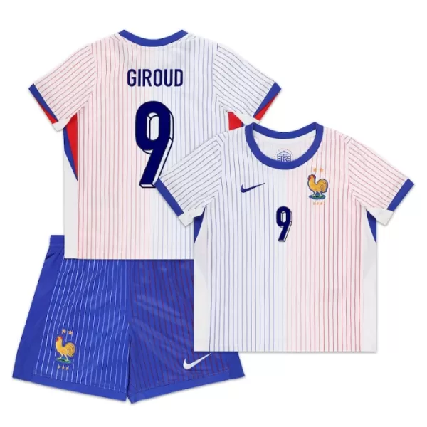 Camisolas França Olivier Giroud 9 Criança Equipamento Alternativo Euro 2024