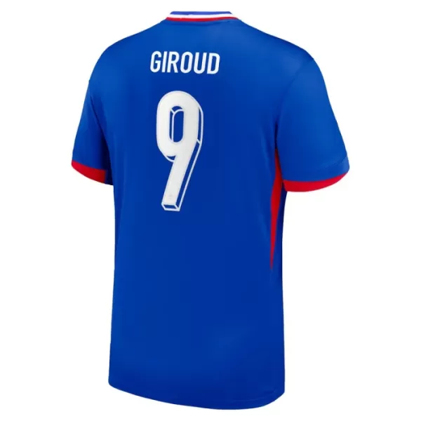 Camisolas França Olivier Giroud 9 Equipamento Principal Euro 2024