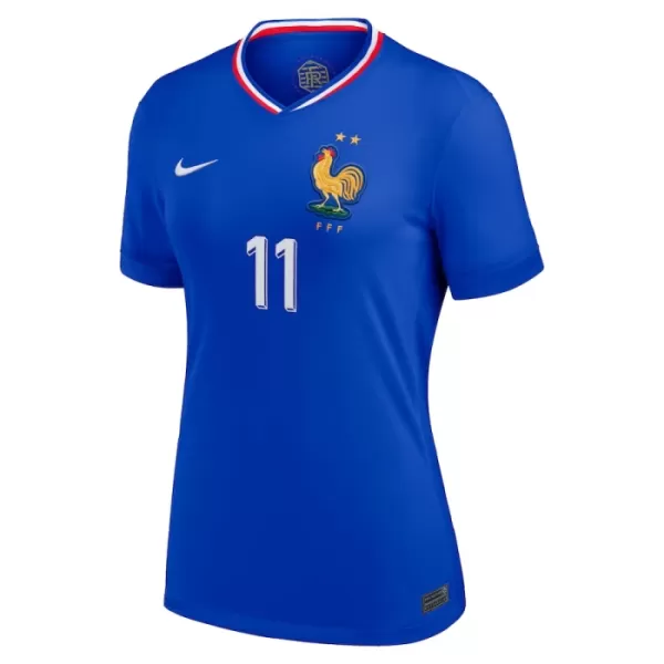 Camisolas França Ousmane Dembélé 11 Mulher Equipamento Principal Euro 2024