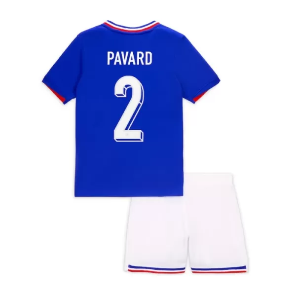 Camisolas França Pavard 2 Criança Equipamento Principal Euro 2024