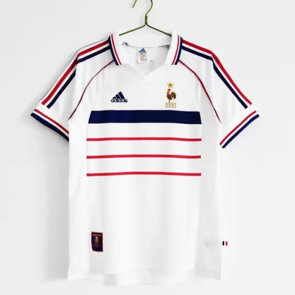 Camisolas França Equipamento Alternativo Retro 1998