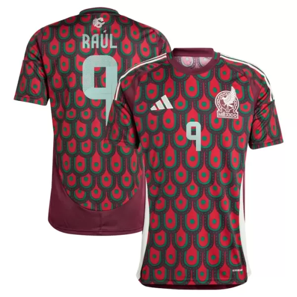 Camisolas México Raul Jimenez 9 Equipamento Principal 2024