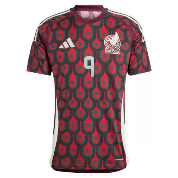 Camisolas México Raul Jimenez 9 Equipamento Principal 2024