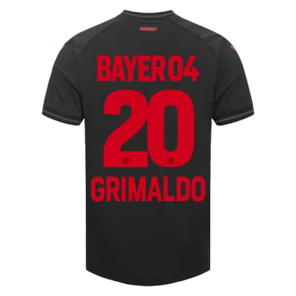 Camisolas Bayer 04 Leverkusen Alejandro Grimaldo 20 Equipamento Principal 23/24