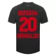 Camisolas Bayer 04 Leverkusen Alejandro Grimaldo 20 Equipamento Principal 23/24