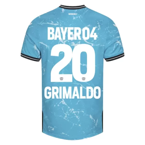 Camisolas Bayer 04 Leverkusen Alejandro Grimaldo 20 Equipamento Terceiro 23/24