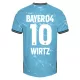 Camisolas Bayer 04 Leverkusen Florian Wirtz 10 Equipamento Terceiro 23/24