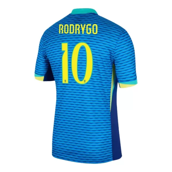 Camisolas Brasil Rodrygo Goes 10 Equipamento Alternativo 2024