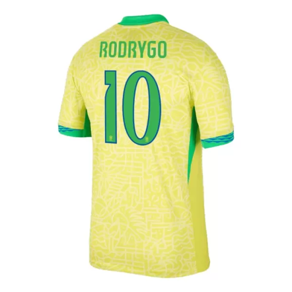 Camisolas Brasil Rodrygo Goes 10 Equipamento Principal 2024