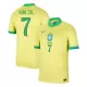 Camisolas Brasil Vinicius Junior 7 Equipamento Principal 2024