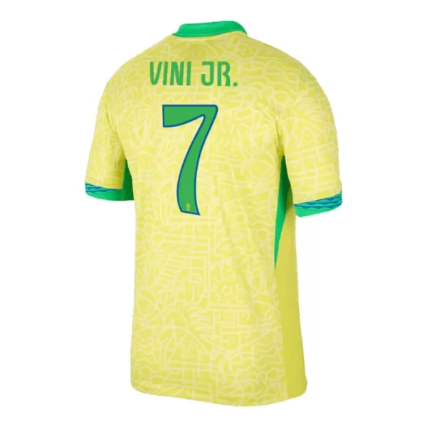 Camisolas Brasil Vinicius Junior 7 Equipamento Principal 2024