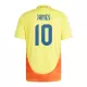 Camisolas Colômbia James Rodriguez 10 Equipamento Principal 2024