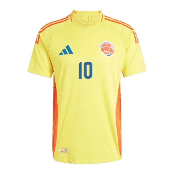 Camisolas Colômbia James Rodriguez 10 Equipamento Principal 2024