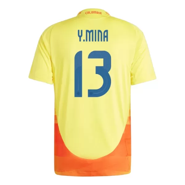 Camisolas Colômbia Yerry Mina 13 Equipamento Principal 2024