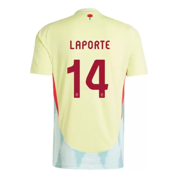 Camisolas Espanha Aymeric Laporte 14 Equipamento Alternativo Euro 2024