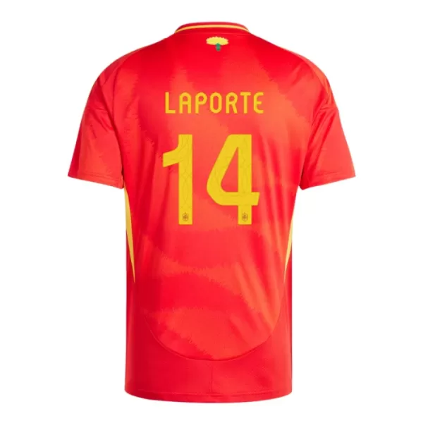 Camisolas Espanha Aymeric Laporte 14 Equipamento Principal Euro 2024