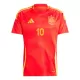 Camisolas Espanha Dani Olmo 10 Equipamento Principal Euro 2024