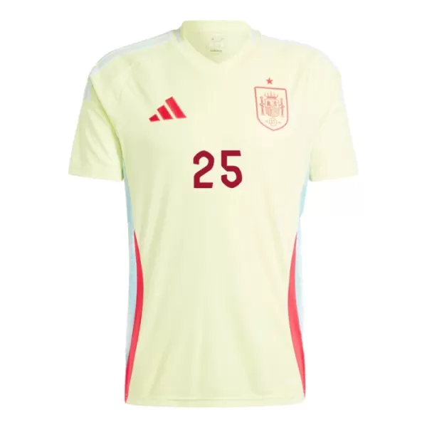 Camisolas Espanha Dani Vivian 25 Equipamento Alternativo Euro 2024